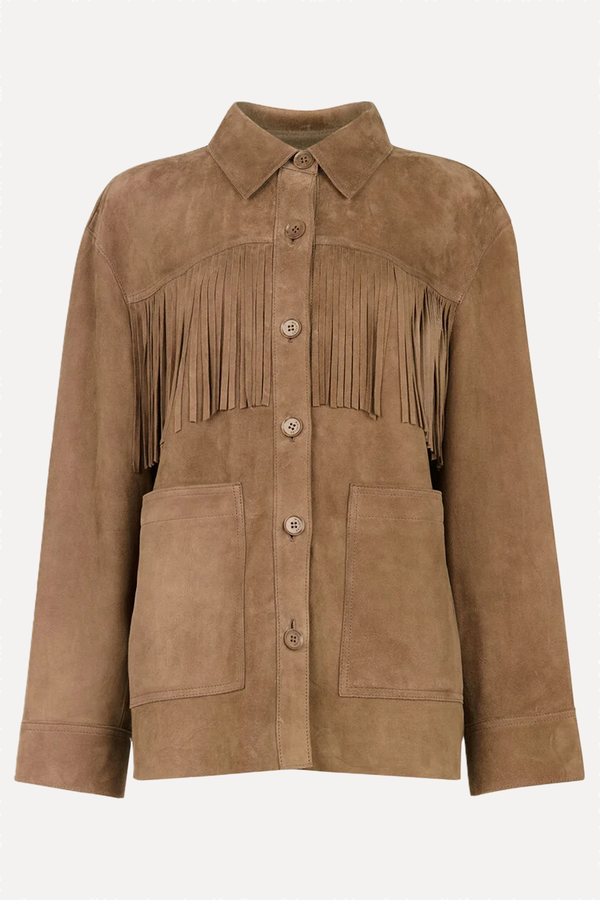 Tassel Suede Jacket from WHISTLES