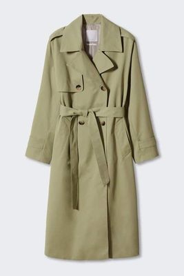 Double-Button Trench from Mango