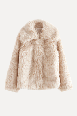 Oversized Collar Faux Fur Coat from & Other Stories