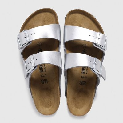 Silver Arizona Sandals