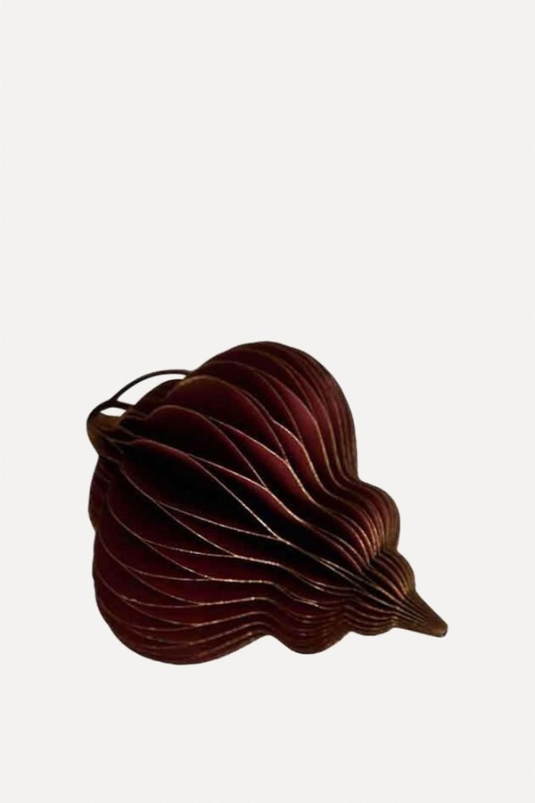 Set Of 6 Paper Finial Hanging Christmas Decorations from Marks & Spencer