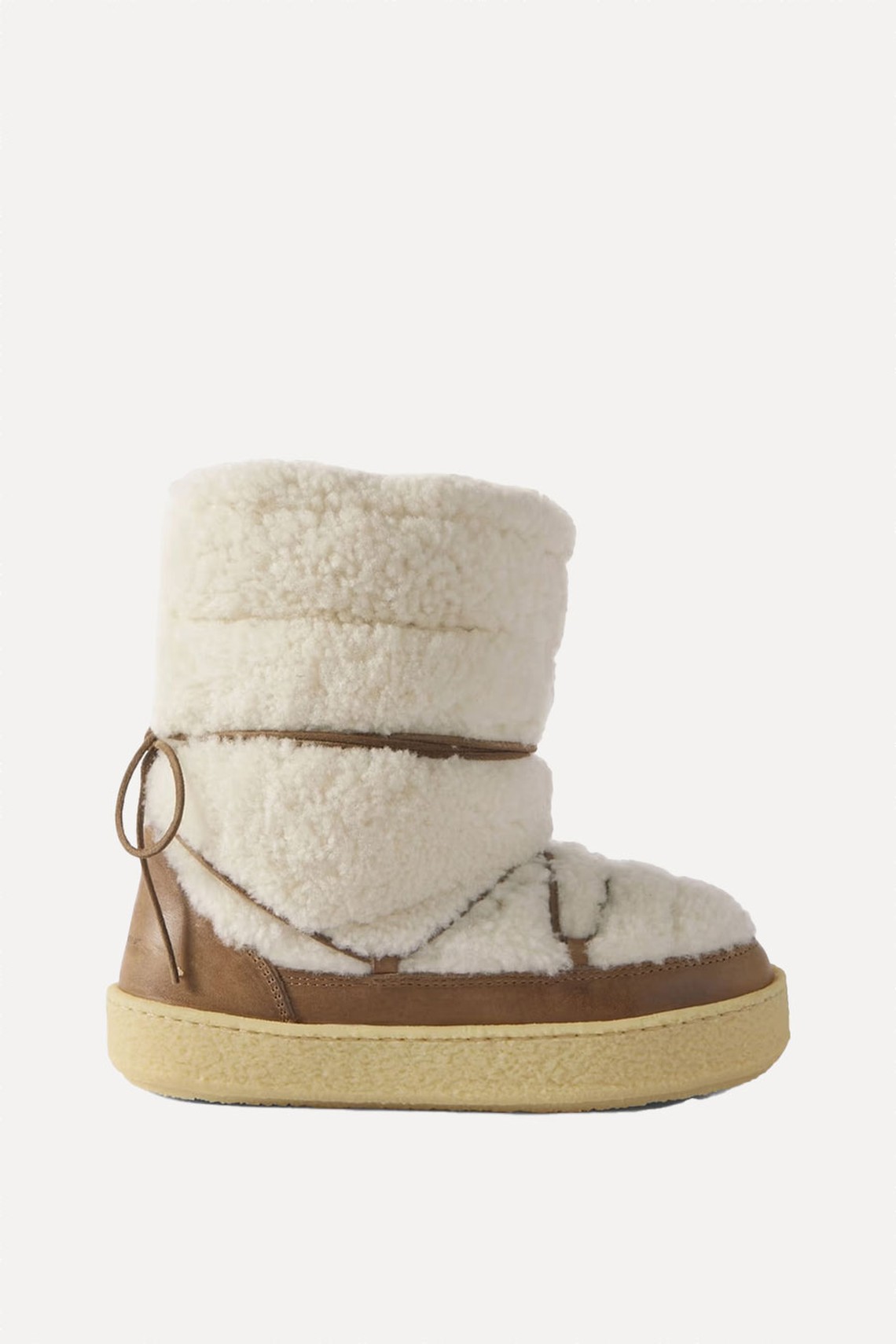 Zimlee Shearling & Leather Ankle Boots from Isabel Marant