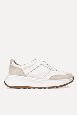 Leather/Suede Flatform Trainers from FitFlop