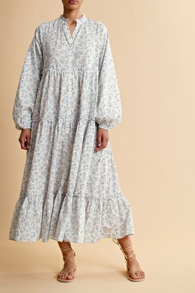 Cotton Slub Shirt Dress from byTiMo