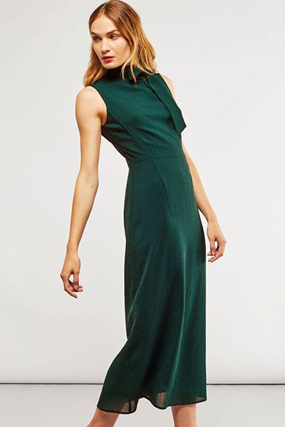 Sleeveless Maxi Dress In Teal from Cefinn