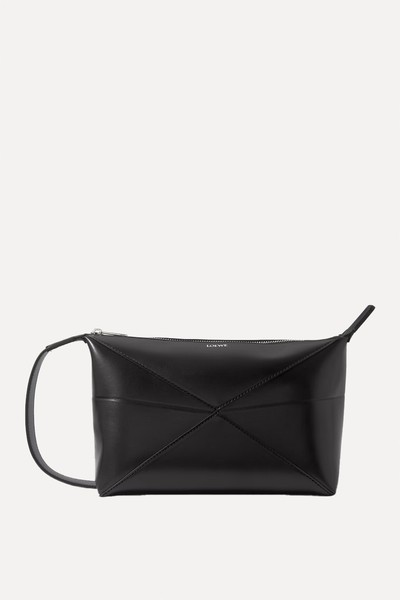 Puzzle Fold Leather Wash Bag from LOEWE