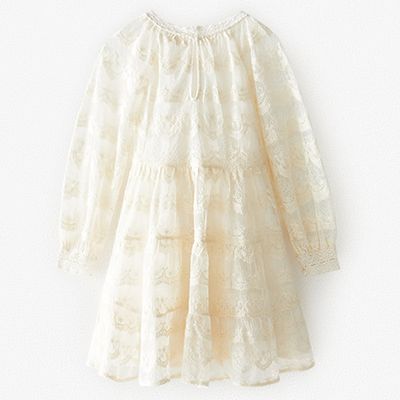 Embroidered Tulle Dress