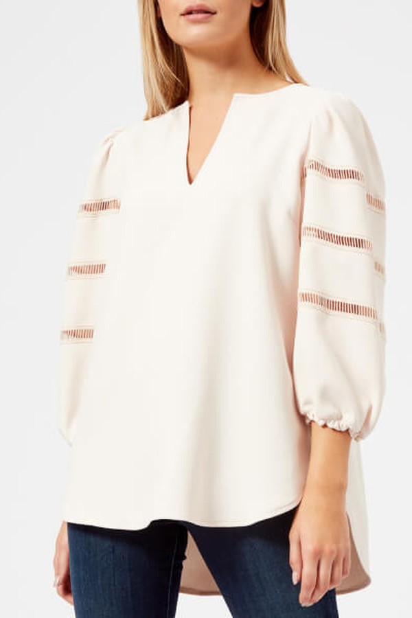 Ruffle Sleeve V-Neck Blouse from See By Chloe