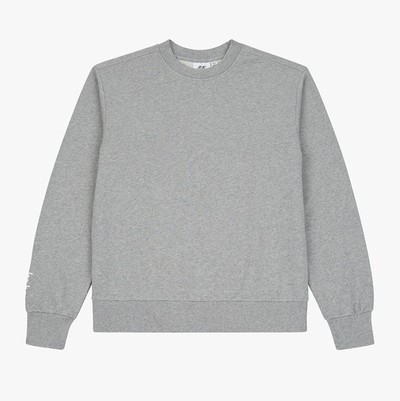 Crew Neck Sweatshirt Grey Marl from Les Girls Les Boys