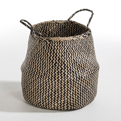 Trebla Large Woven Storage Basket from La Redoute