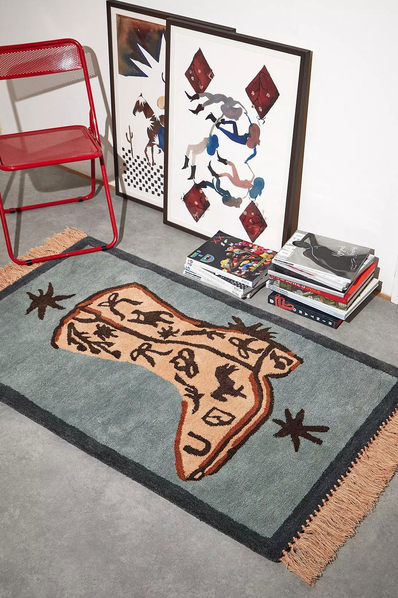 Doodle Boot 3x5 Rug from Urban Outfitters X TuftLuck