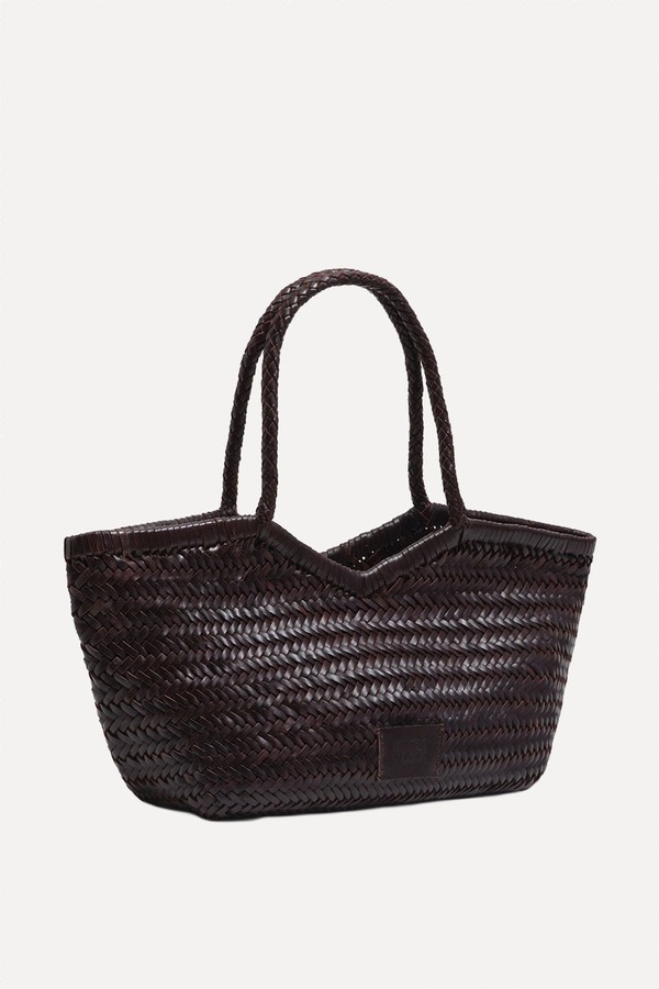 Large Plaited Leather Shopper Bag from Bimba y Lola