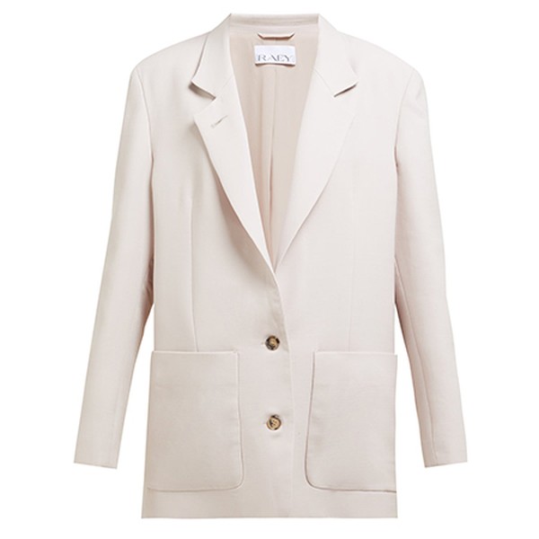 Relaxed-Fit Wool-Blend Blazer from Raey