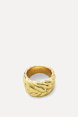 Chunky Plait Ring  from COS