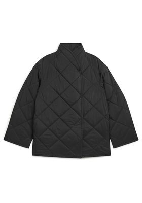 Quilted Shawl Collar Jacket from Arket