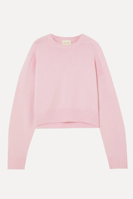 Bruzzi Oversized Cropped Wool & Cashmere-Blend Sweater from Loulou Studio