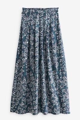 Pleat Front Detail Maxi Skirt from Next