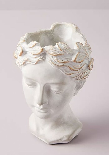 Grecian Bust Planter from Anthropologie