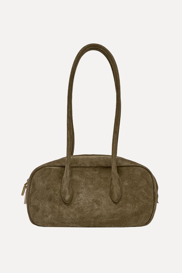 Leather Shoulder Bag from Zara