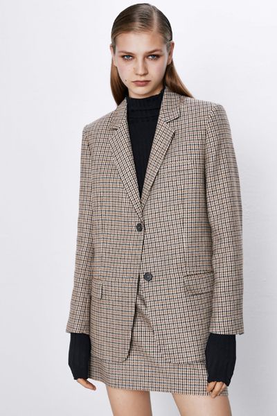 Houndstooth Blazer from Zara