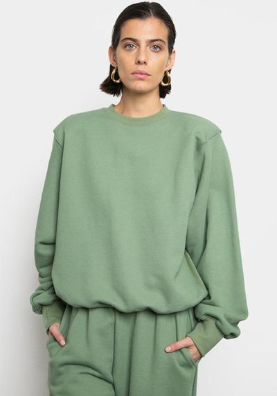 Vanessa Padded Shoulder Sweatshirt from Frankie Shop 