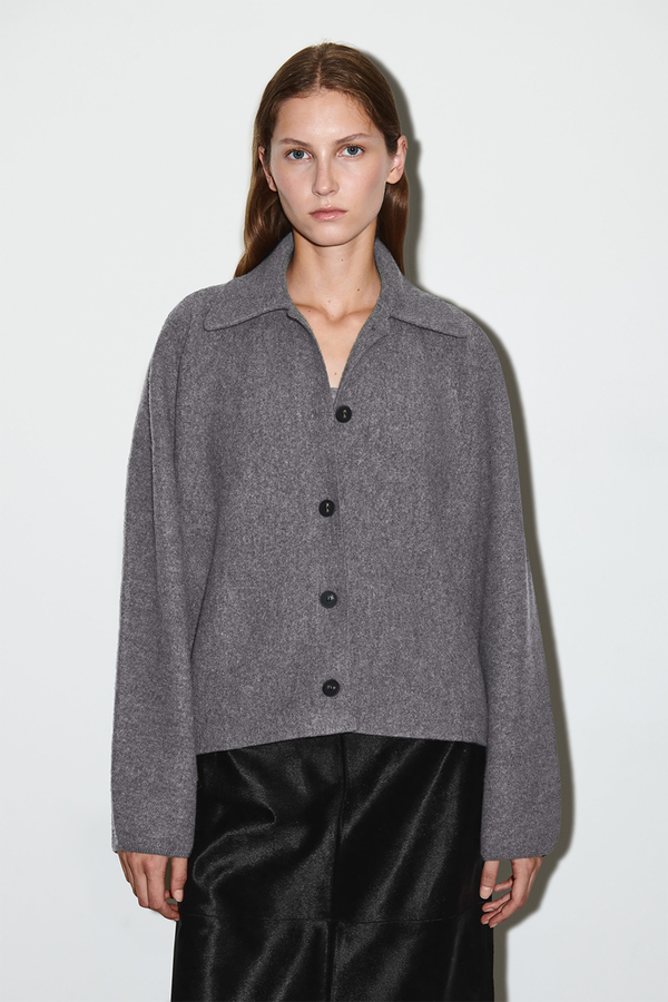 Sculpted Merino Wool Jacket