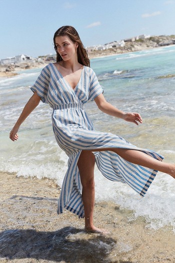 Linen Kaftan Maxi Dress from Boden