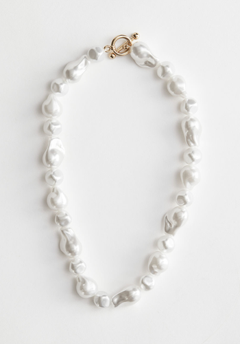 Organic Pearl Bead Necklace from & Other Stories