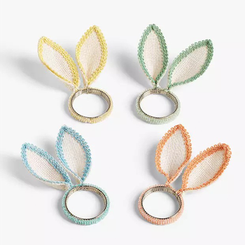 Easter Bunny Ear Napkin Rings from John Lewis & Partners