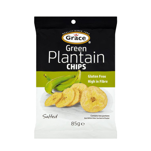 Green Salted Plantain Chips from Grace