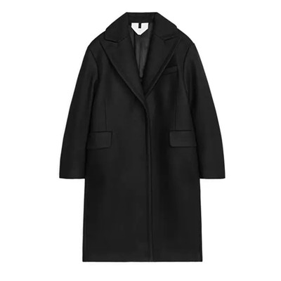 Single-Button Wool Coat from Arket