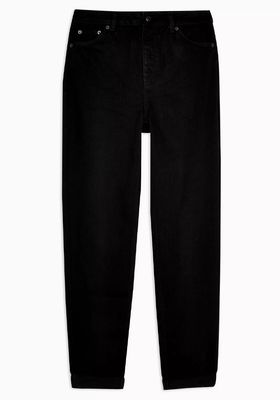 Black Mom Tapered Jeans