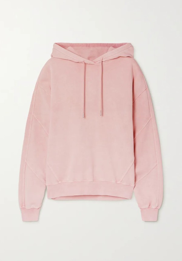 Panelled Organic Cotton-Jersey Hoodie from Ninety Percent