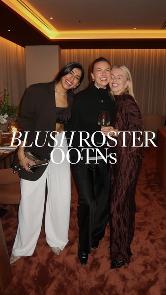 What the BLUSH talent management roster wore to our winter dinner & sleepover hosted at @aethoslondon last night…