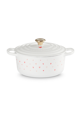 Cast Iron Round Casserole Hearts from Le Creuset