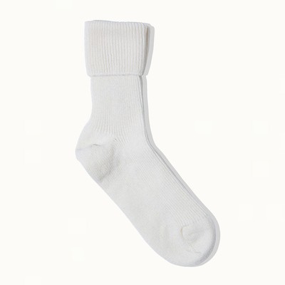 Ribbed Cashmere Socks