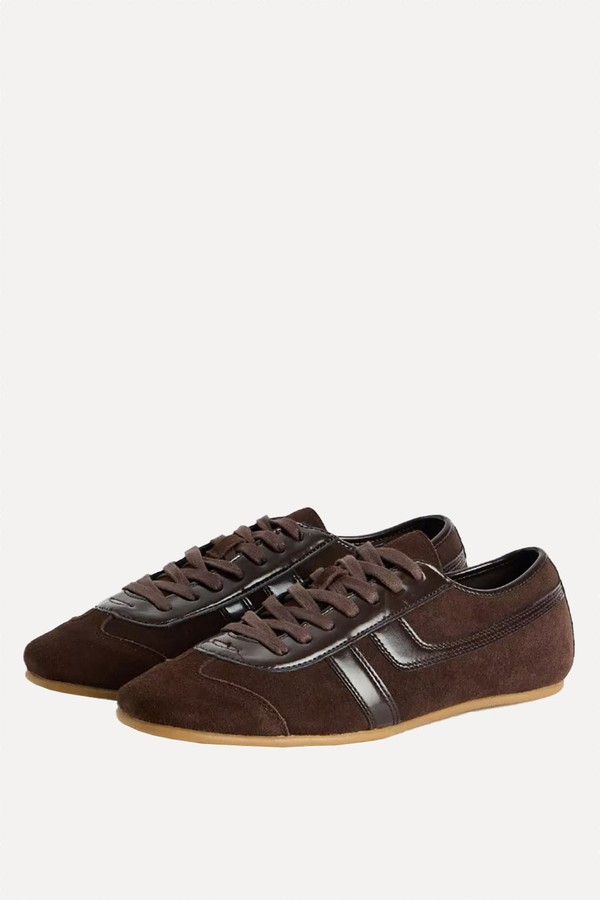 x from Suede Low Profile Trainers, £28 | Tu