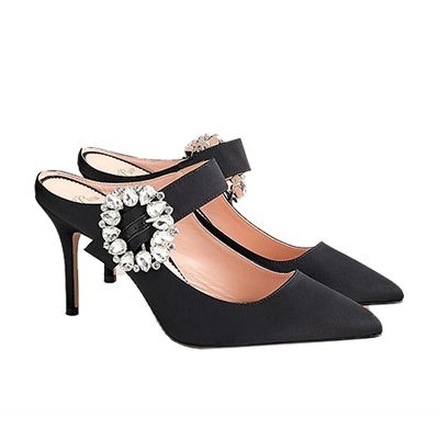 Mary Jane Satin Mules from J Crew