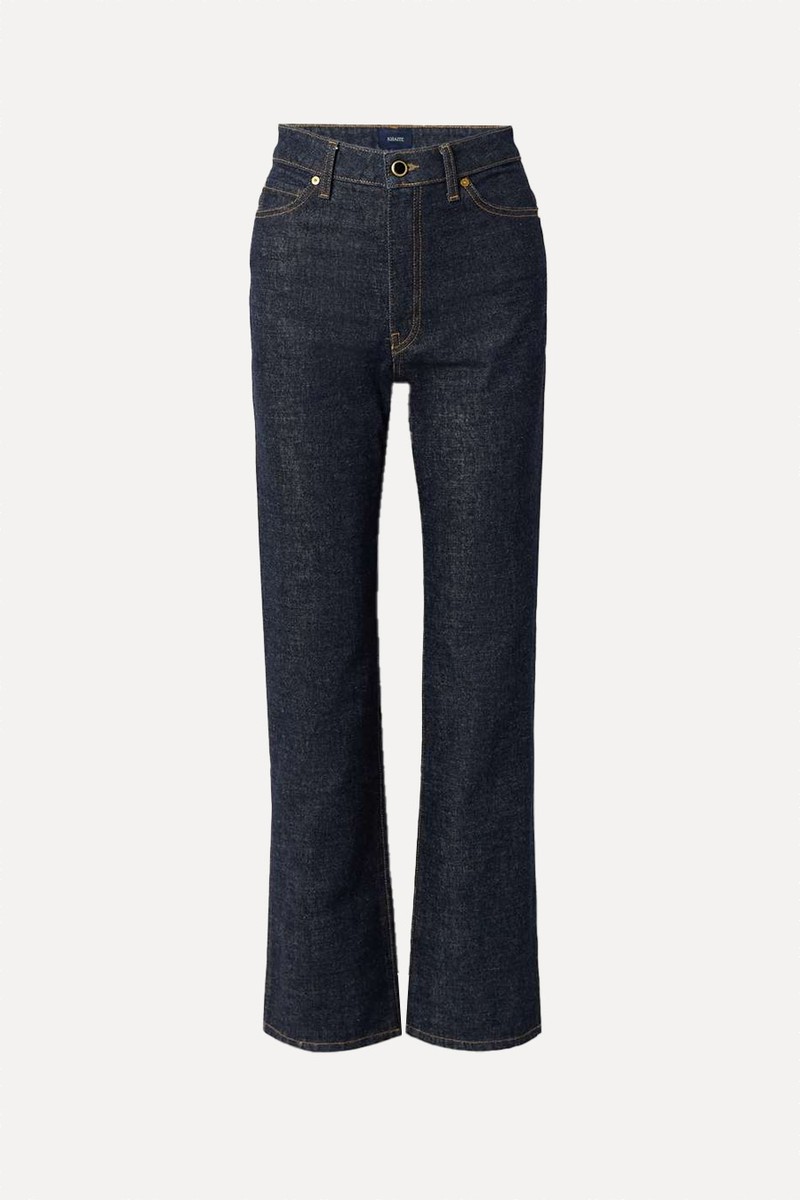 Danielle High-Rise Straight-Leg Jeans from Khaite