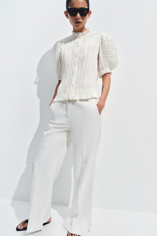 Pleated Blouse