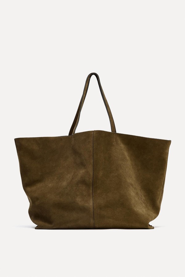 Maxi Suede Tote Bag