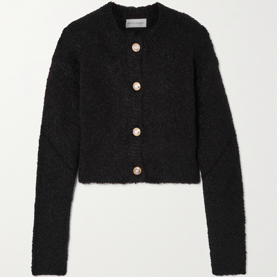 Lupin Boucle-Knit Cardigan from Rebecca Vallance
