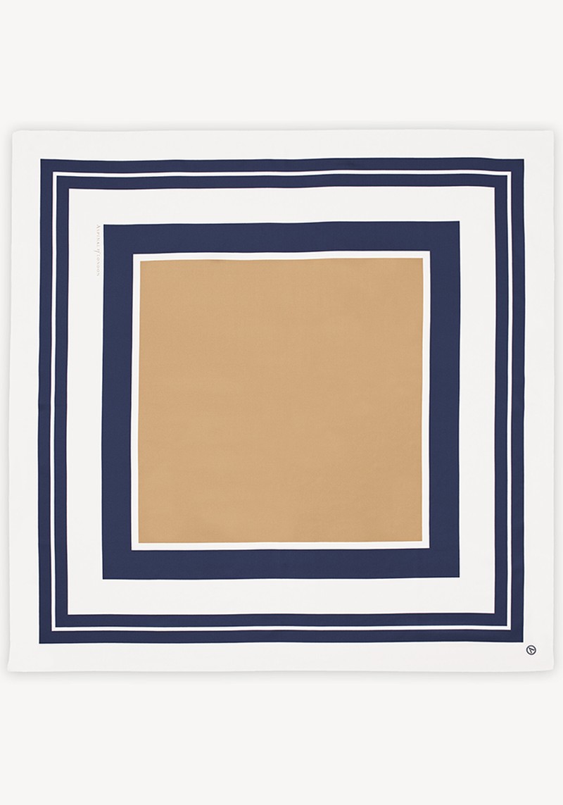 Geometric Silk Scarf
