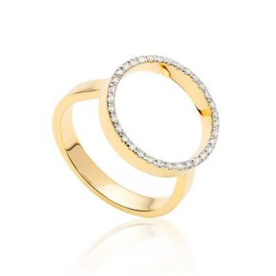 Naida Circle Open Ring