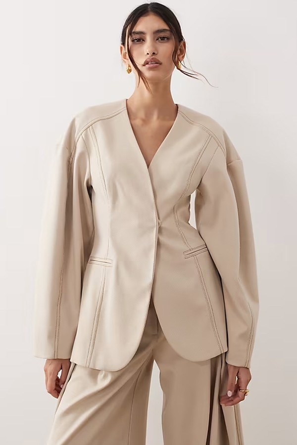  Twill Sculpted Blazer Co-Ord from ARRANGE