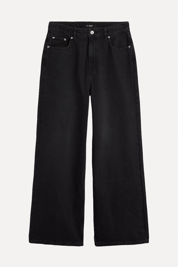 High Rise Wide Leg Jeans