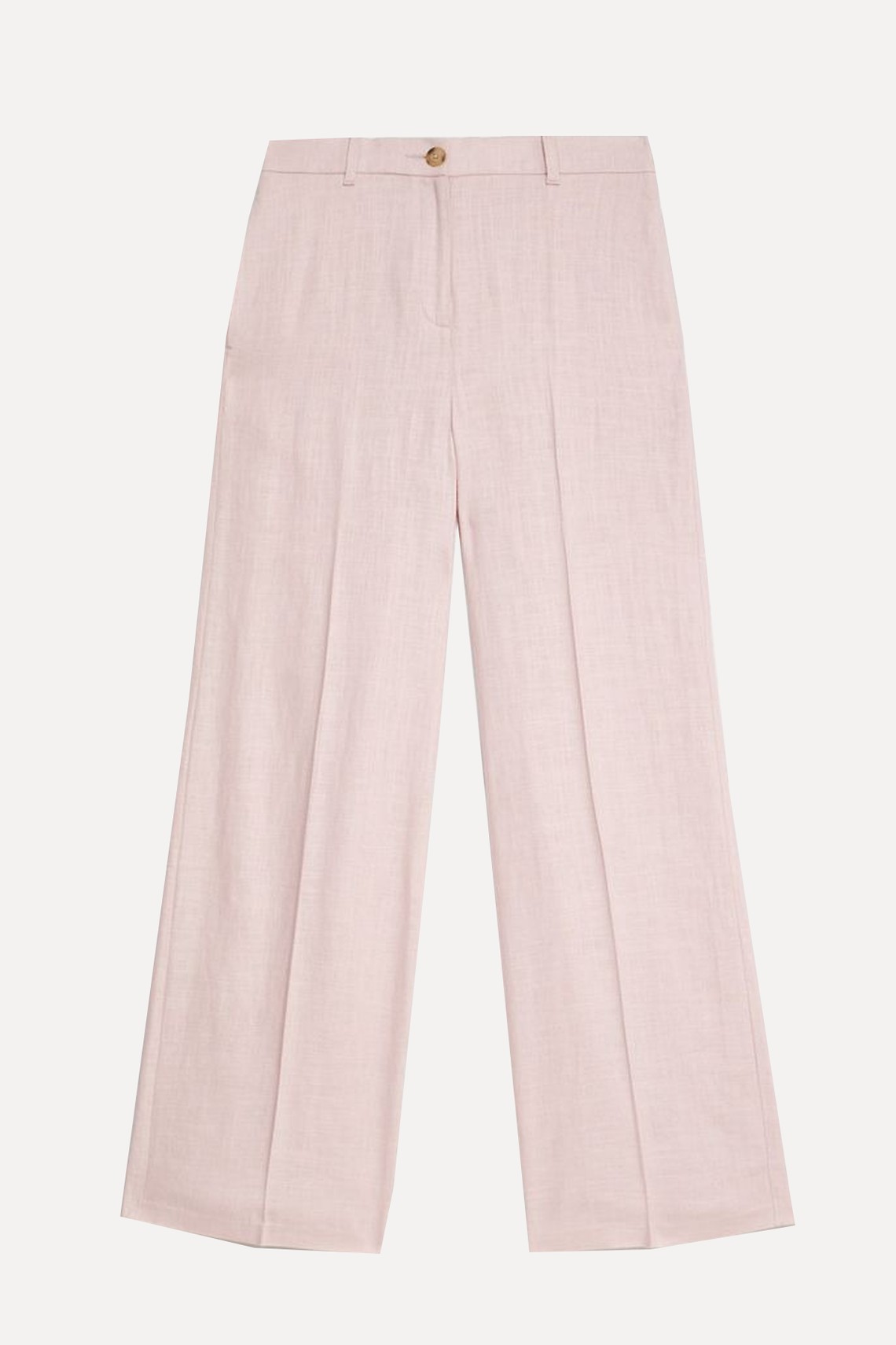 Linen Rich Wide Leg Trousers from M&S