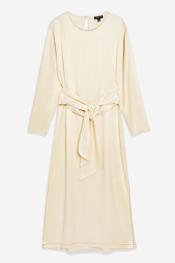 Ovoid Sleeve Midi Dress from Topshop