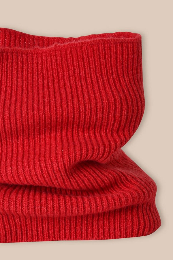 Ribbed Merino Wool Snood from Cyrillus