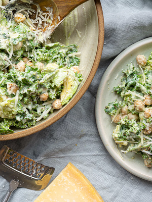 Creamy Parmesan & Kale Salad